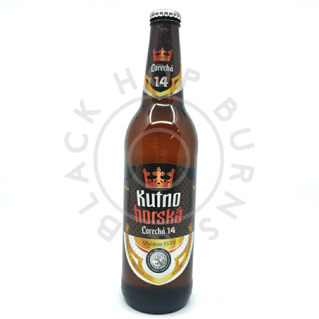 Kutna Hora Lorecka 14 Czech Lager 6% (500ml)-Hop Burns & Black