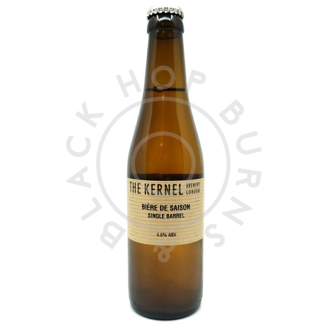Kernel Biere de Saison Single Barrel 4.6% (330ml)-Hop Burns & Black