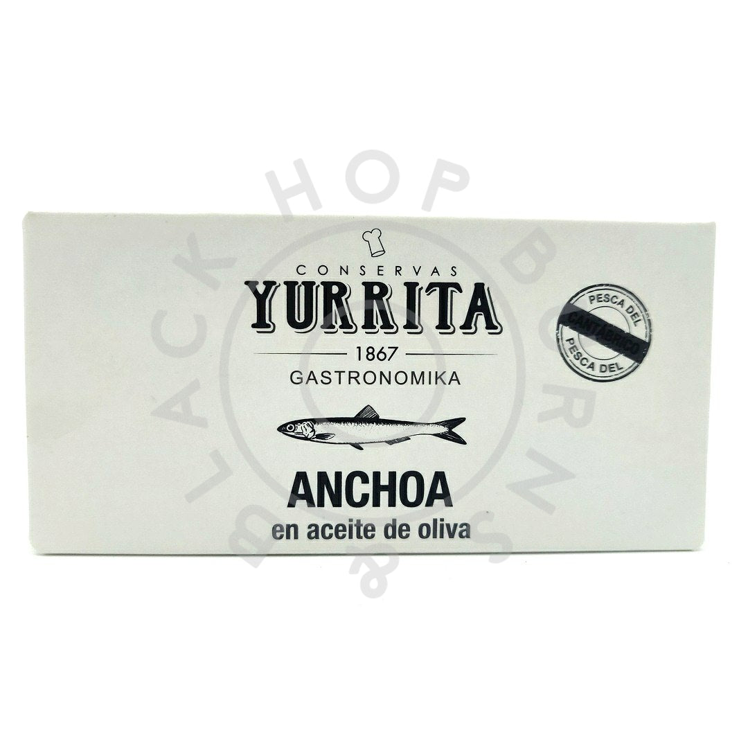 Conservas Yurrita Anchovies in Olive Oil (50g)-Hop Burns & Black