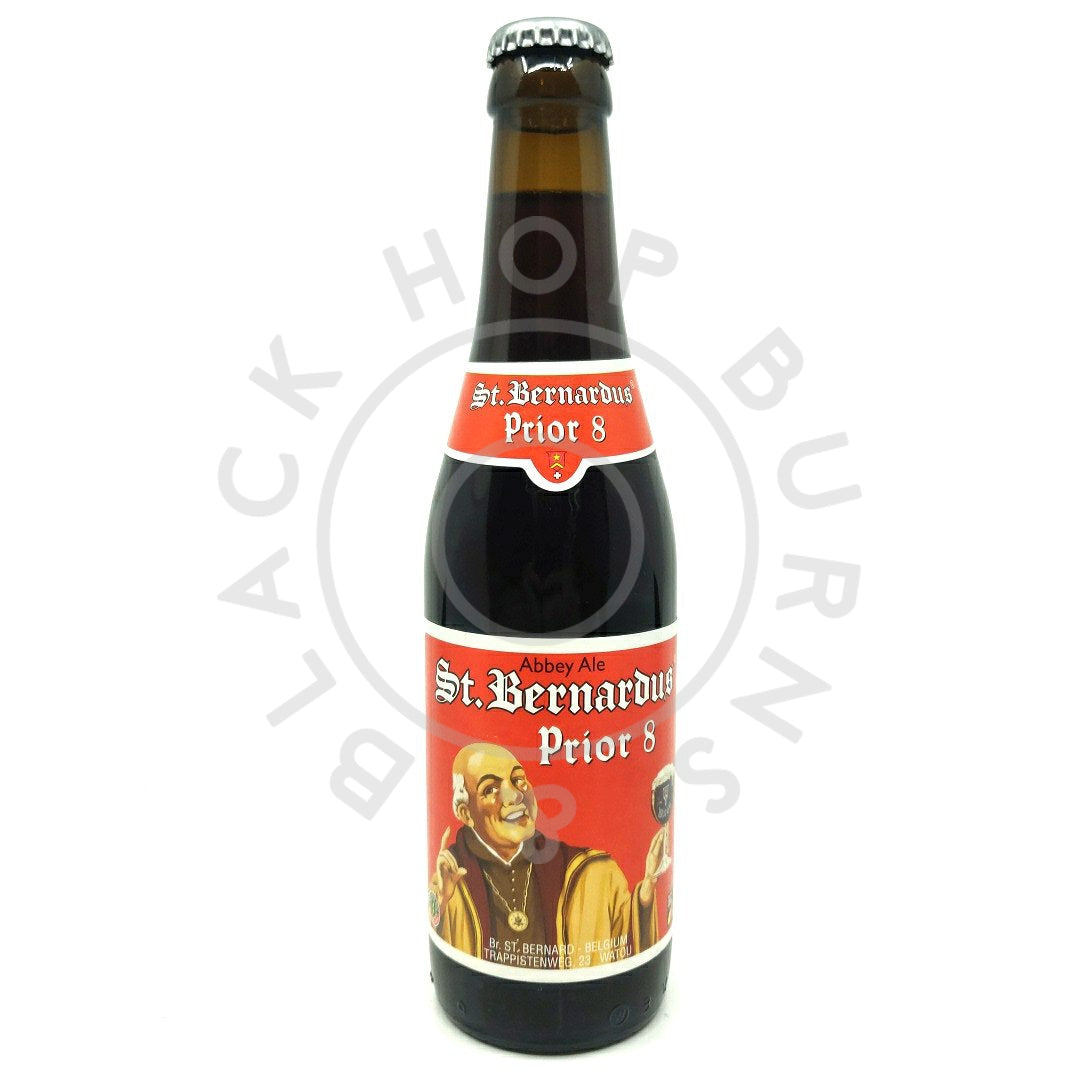 St Bernardus Prior 8 Dubbel 6.7% (330ml)-Hop Burns & Black