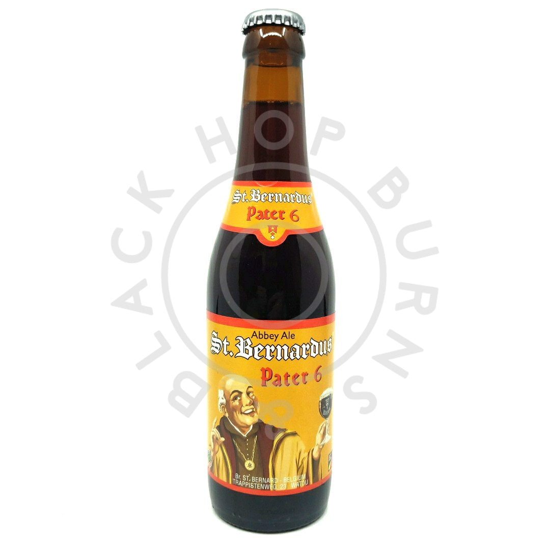 St Bernardus Pater 6 Dubbel 6.7% (330ml)-Hop Burns & Black