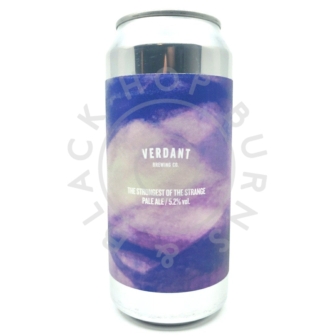 Verdant The Strongest of the Strange Pale Ale 5% (440ml can)-Hop Burns & Black