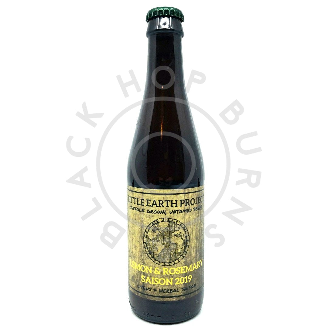 Little Earth Project Lemon & Rosemary Saison 2019 6.3% (330ml)-Hop Burns & Black