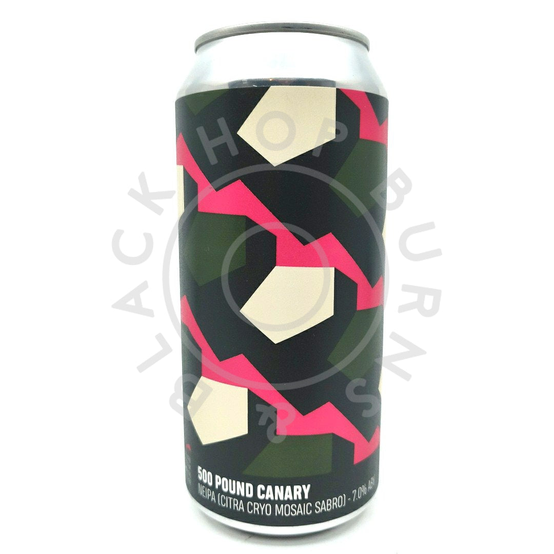 Howling Hops 500 Pound Canary IPA 7% (440ml can)-Hop Burns & Black