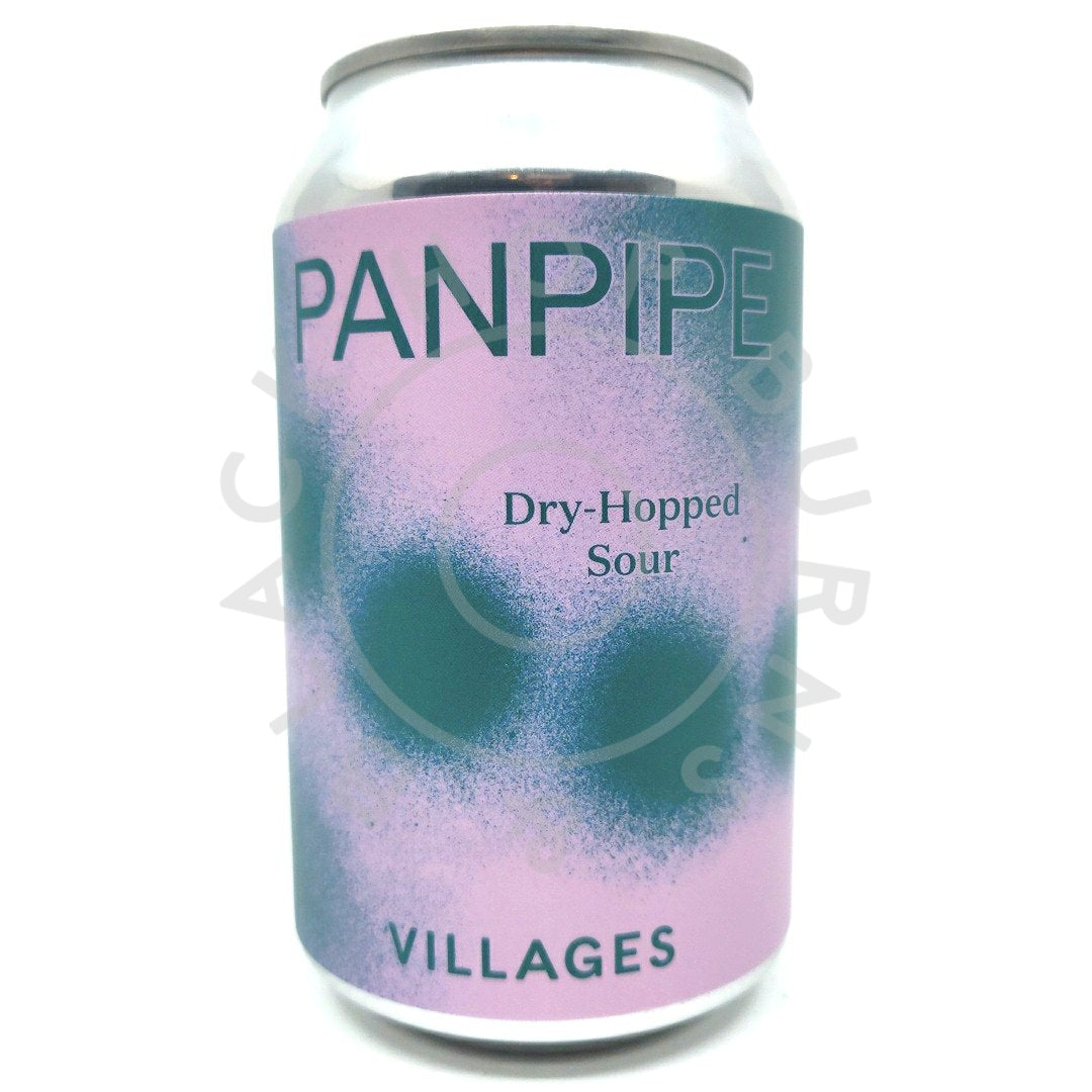 Villages Panpipe Dry-Hopped Sour 4.6% (330ml can)-Hop Burns & Black