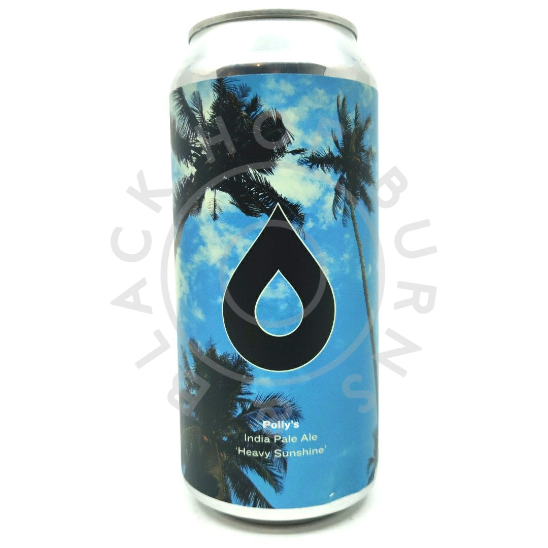 Polly's Brew Co Heavy Sunshine NEIPA 6.5% (440ml can)-Hop Burns & Black