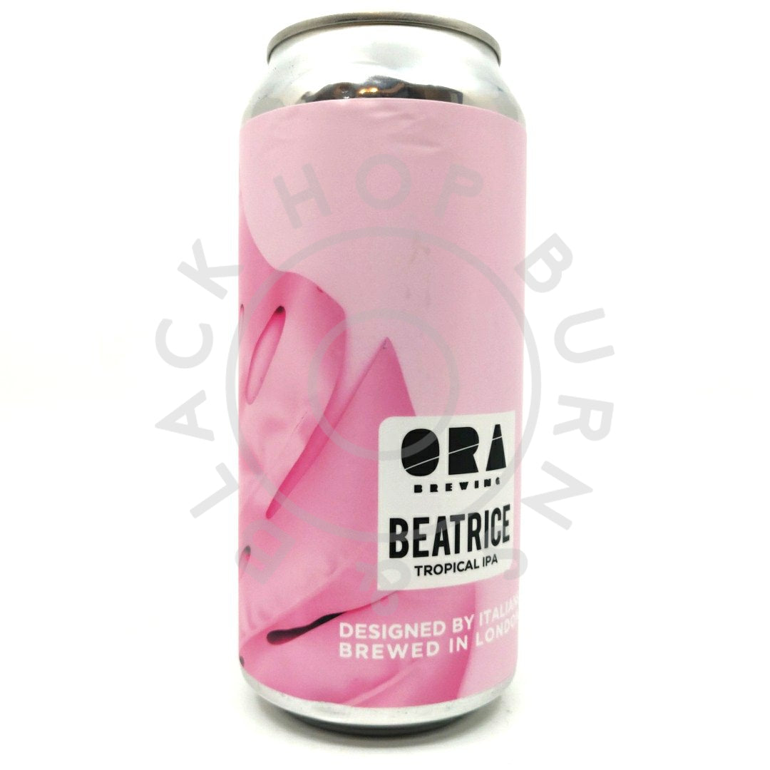 ORA Brewing Beatrice Tropical IPA 5% (440ml can)-Hop Burns & Black
