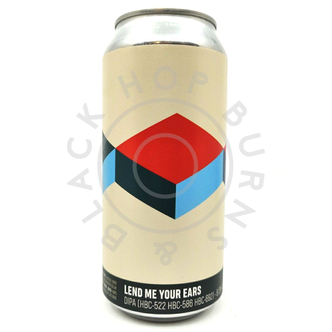 Howling Hops Lend Me Your Ears DIPA 8% (440ml can)-Hop Burns & Black