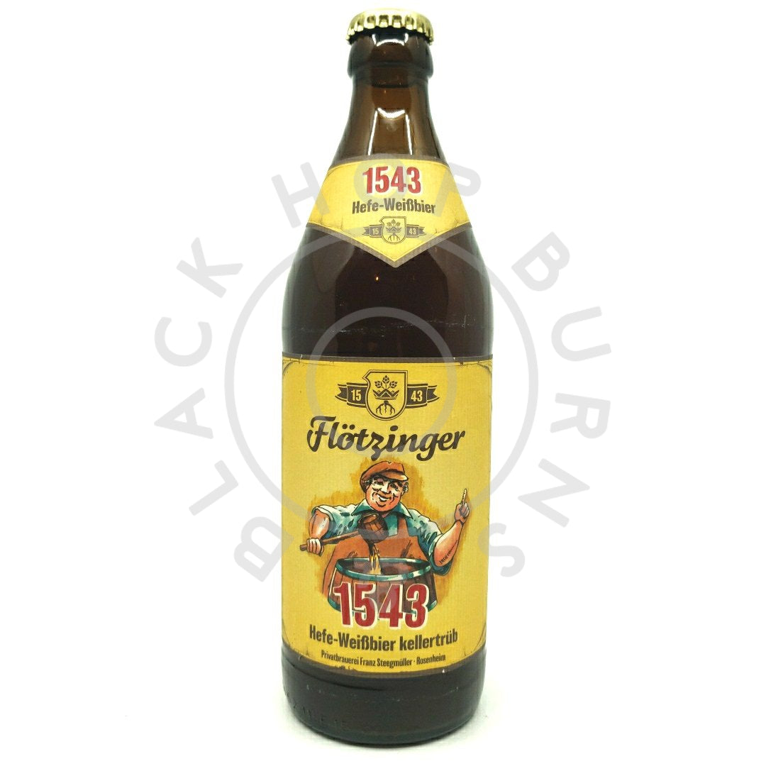 Flotzinger 1543 Hefe-Weissbier 5.5% (500ml)-Hop Burns & Black
