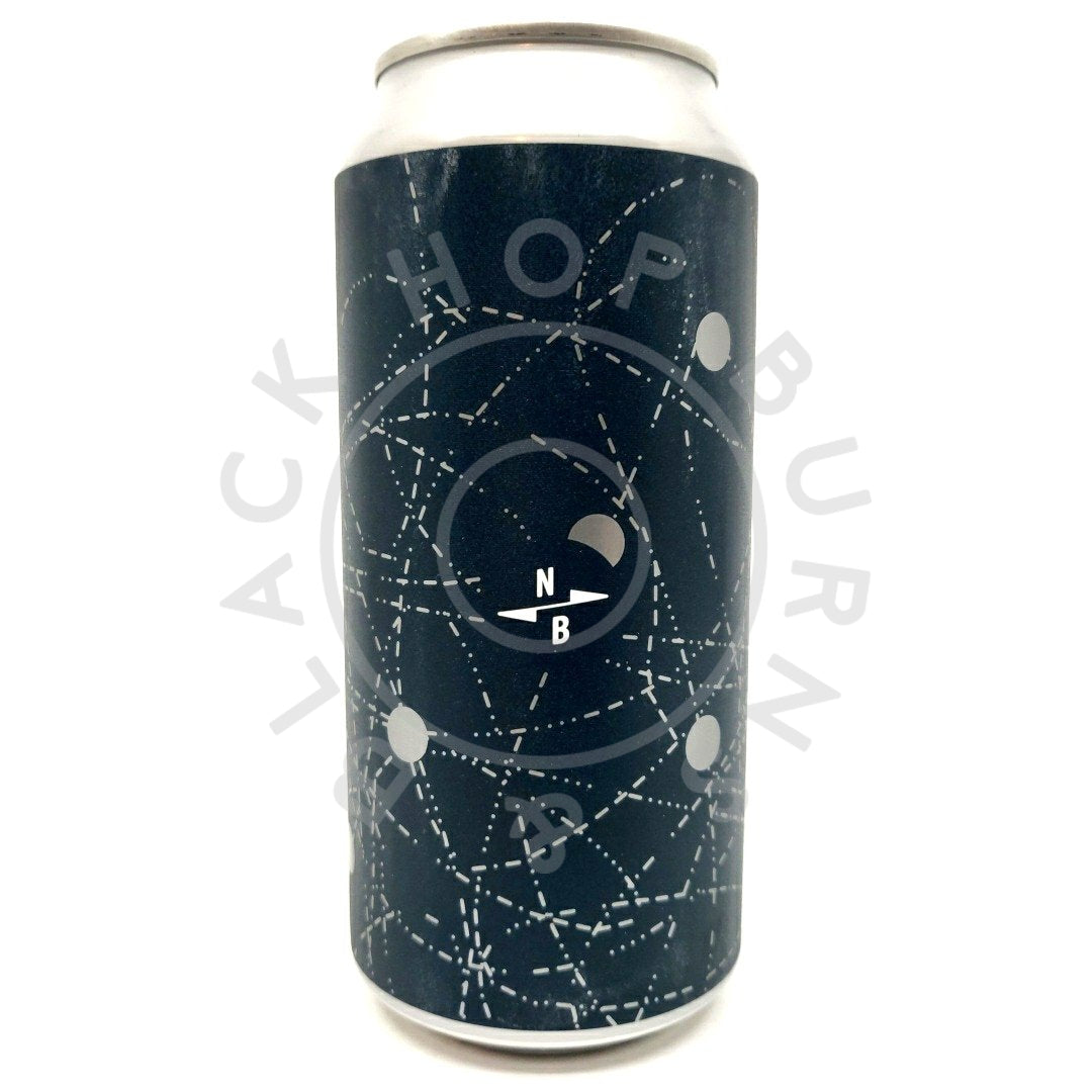 North Brewing Co Inherited Silver Kveik IPA 6% (440ml can)-Hop Burns & Black