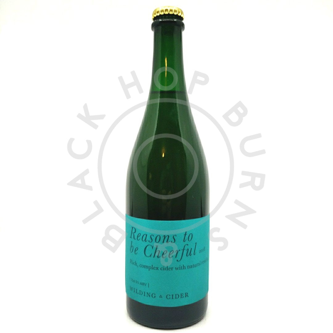Wilding Cider Reasons To Be Cheerful 5% (750ml)-Hop Burns & Black