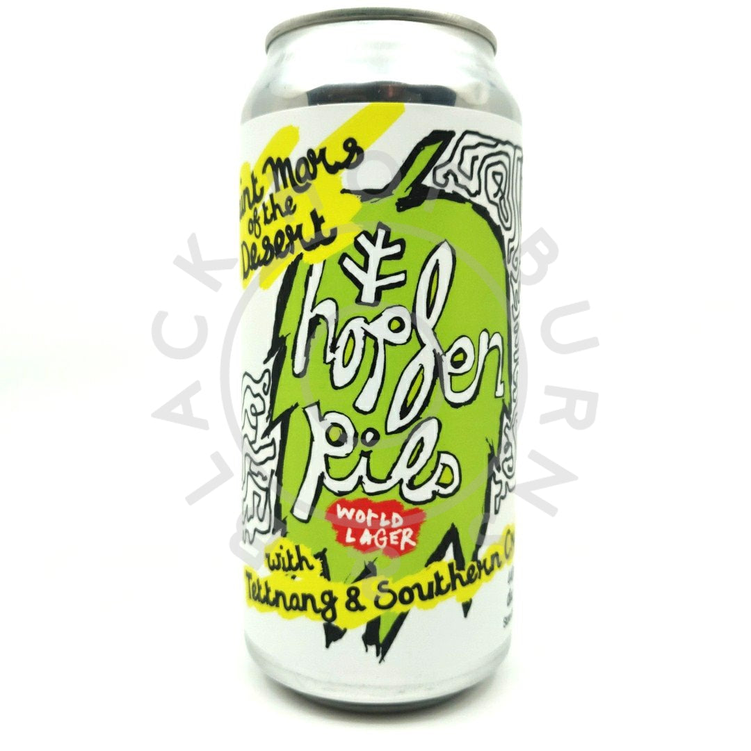 St Mars Of The Desert Hopfenpils World Lager 4.8% (440ml can)-Hop Burns & Black