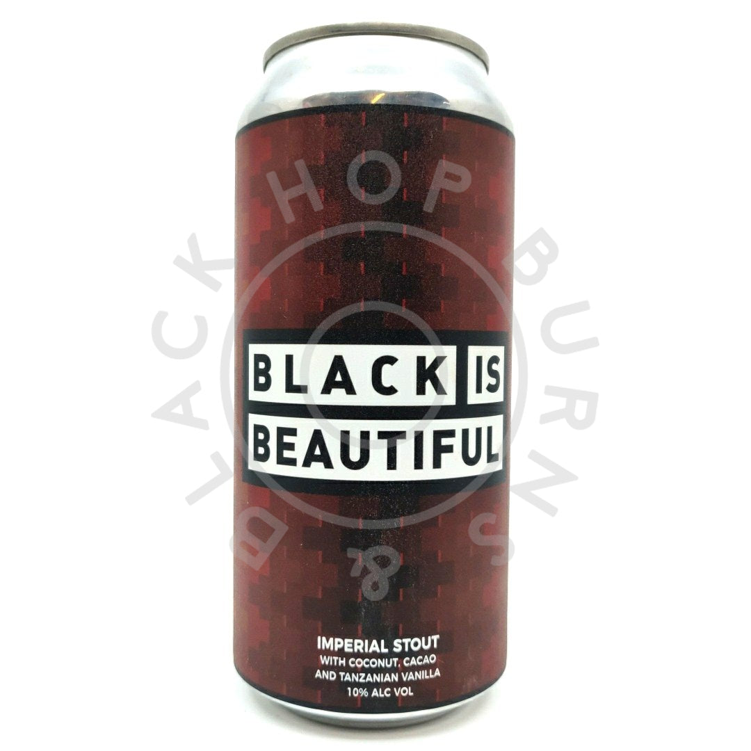 Left Handed Giant Black Is Beautiful Imperial Stout 10% (440ml can)-Hop Burns & Black