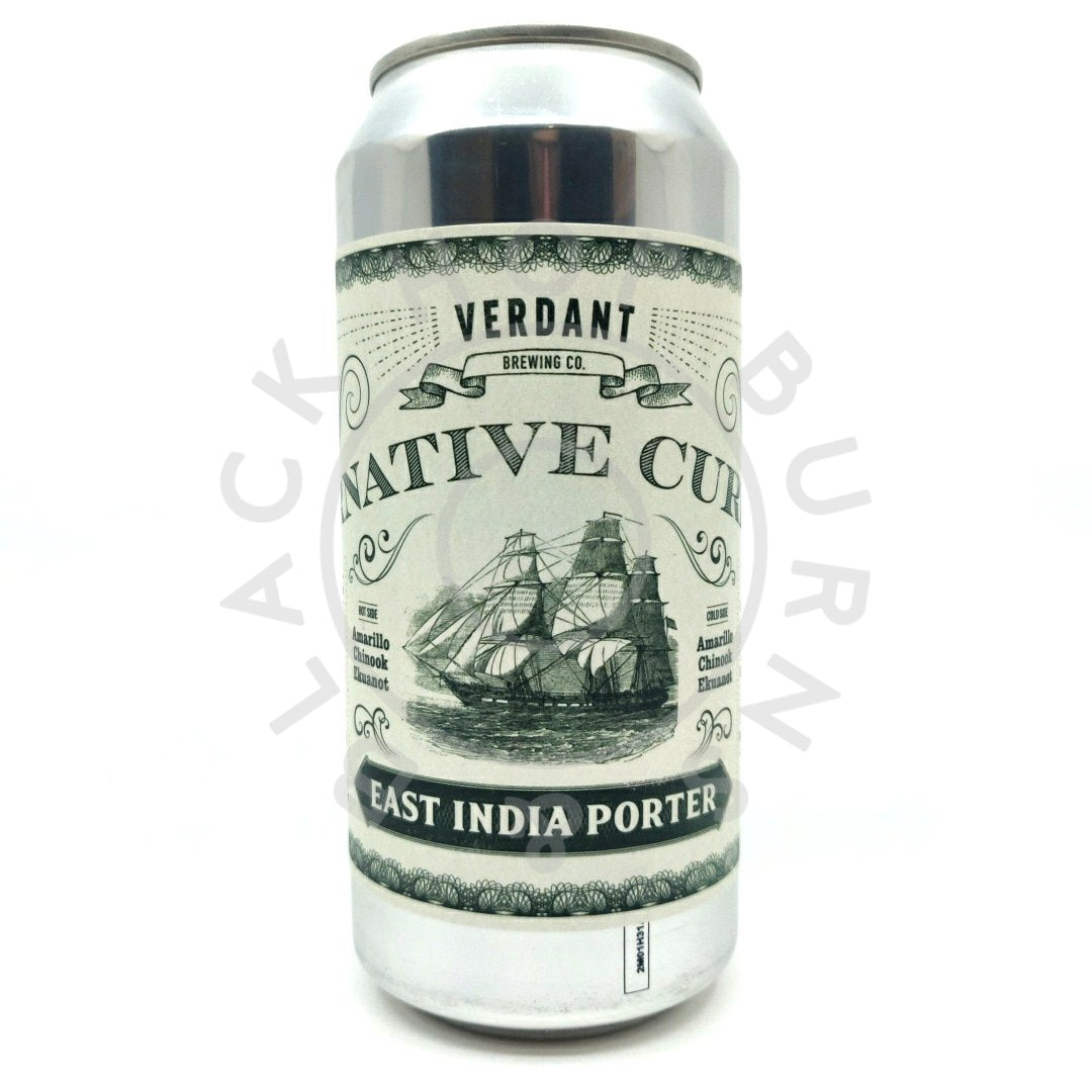 Verdant Alternative Currency East India Porter 5.8% (440ml can)-Hop Burns & Black