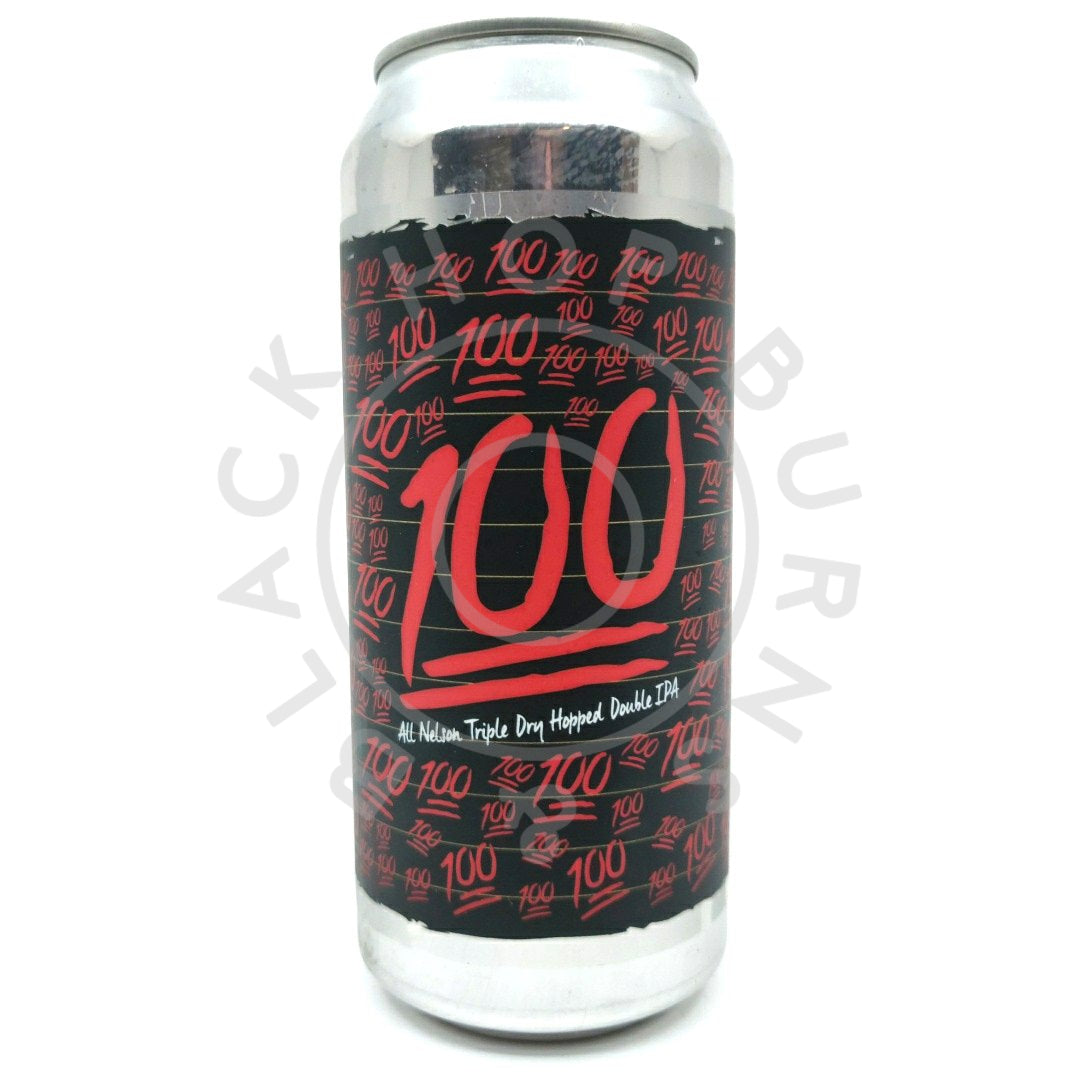 Burley Oak 100 TDH Nelson Sauvin Double IPA 8.5% (473ml can)-Hop Burns & Black