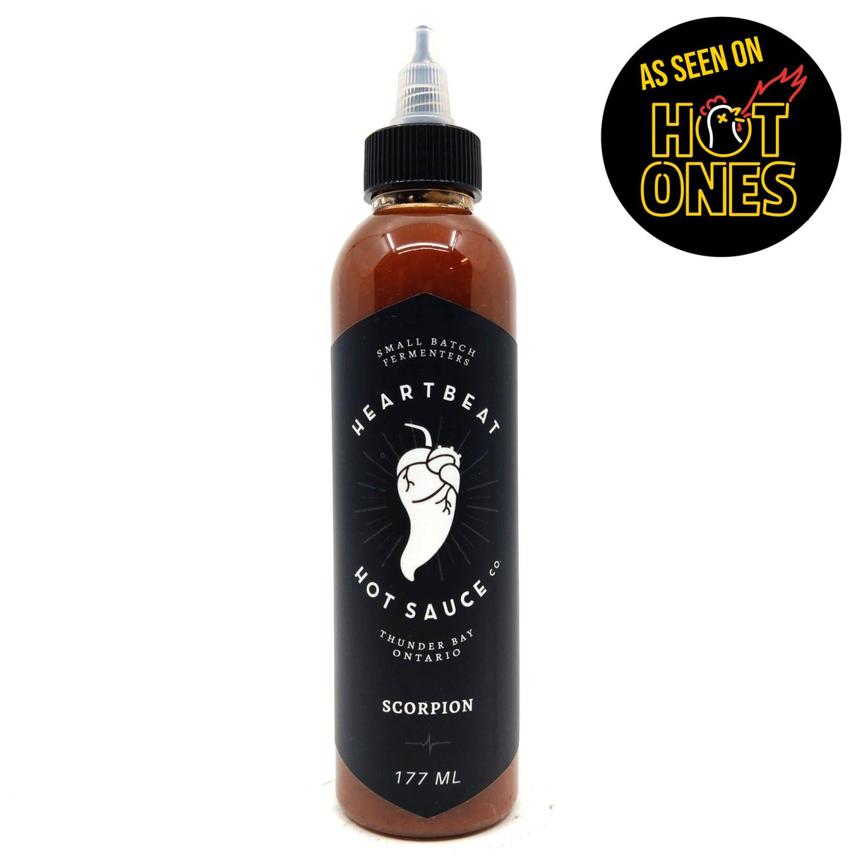 Heartbeat Scorpion Hot Sauce (177ml)-Hop Burns & Black