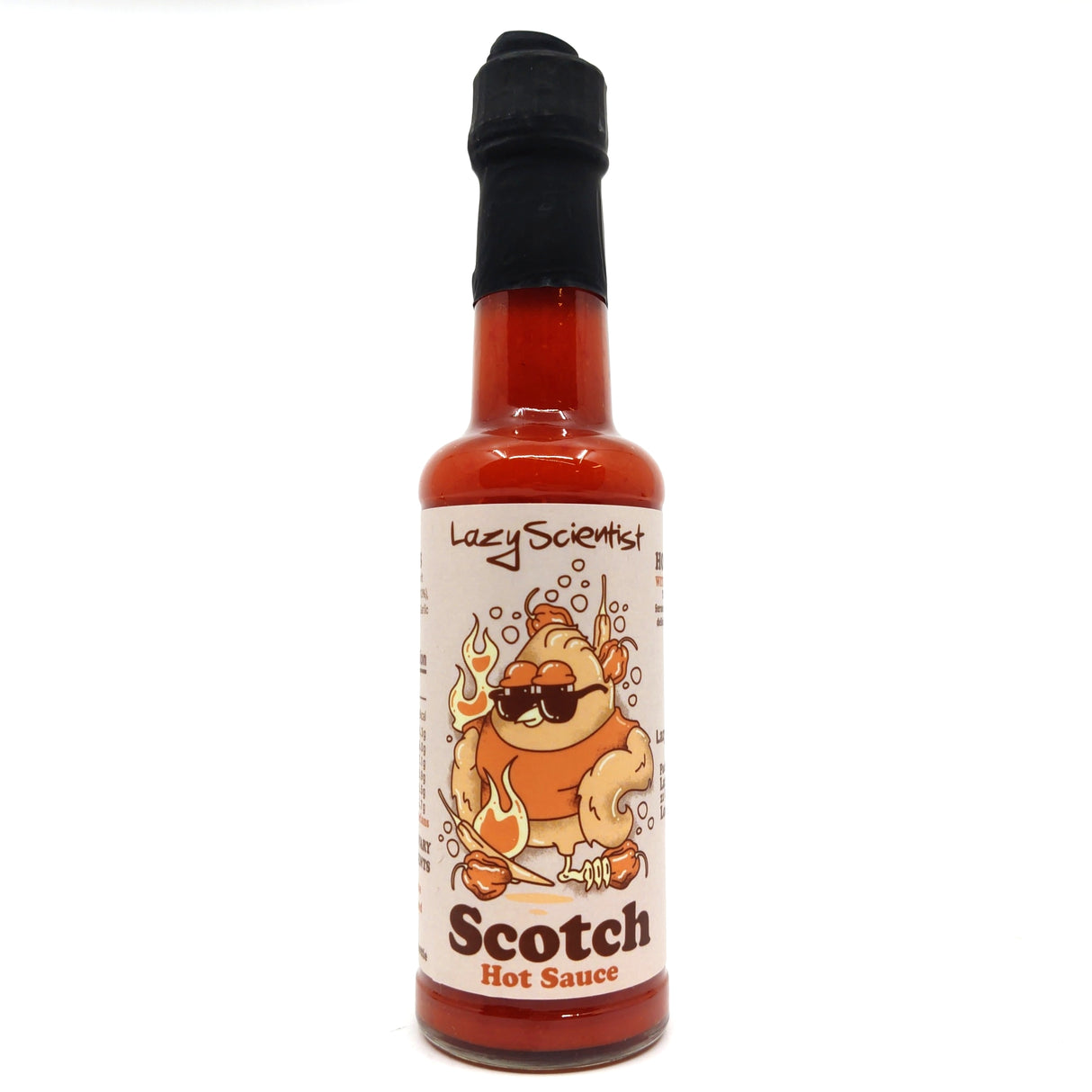 Lazy Scientist Scotch Hot Sauce (150ml)-Hop Burns & Black