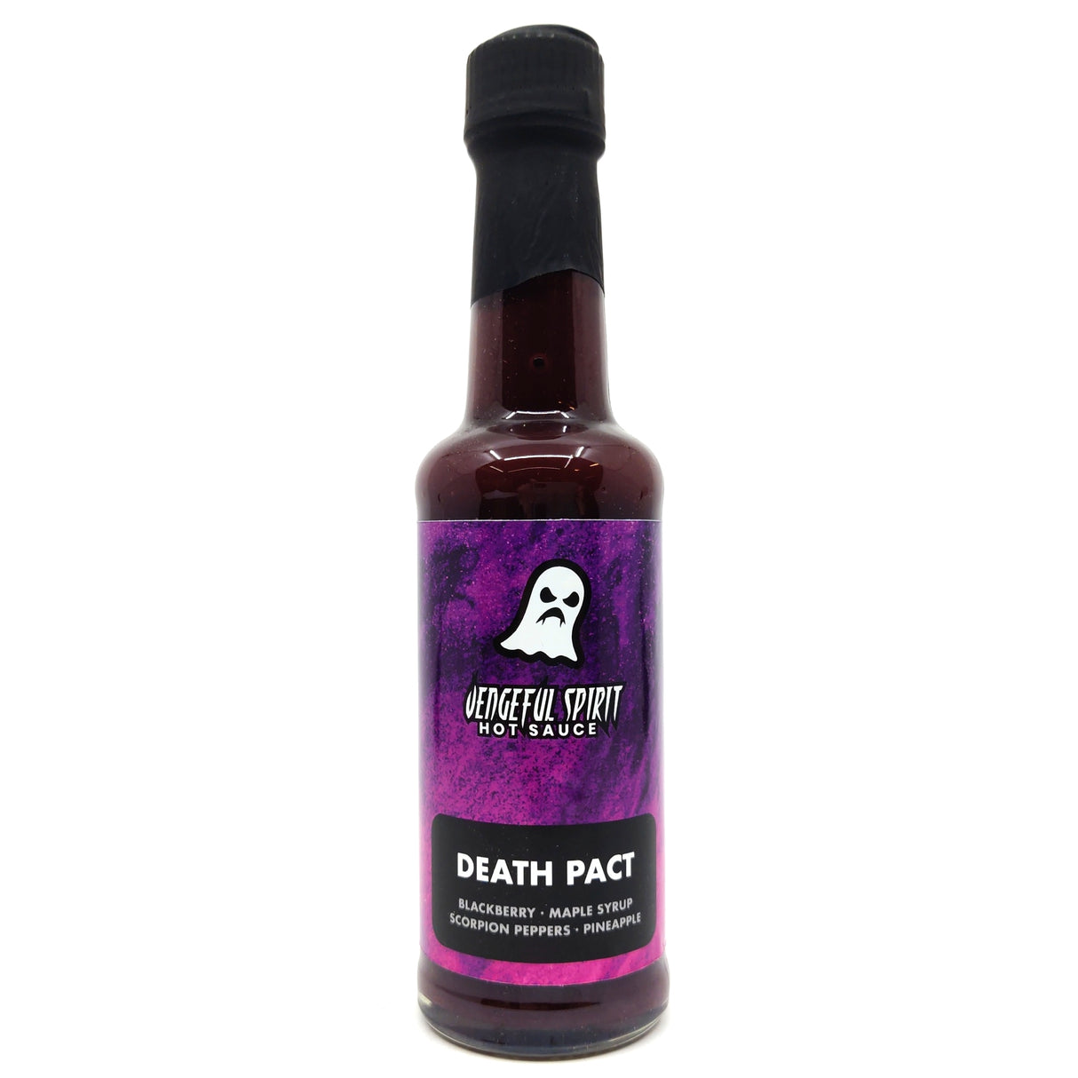 Vengeful Spirit Death Pact Blackberry Maple Scorpion Hot Sauce Hot Sauce (148ml)-Hop Burns & Black