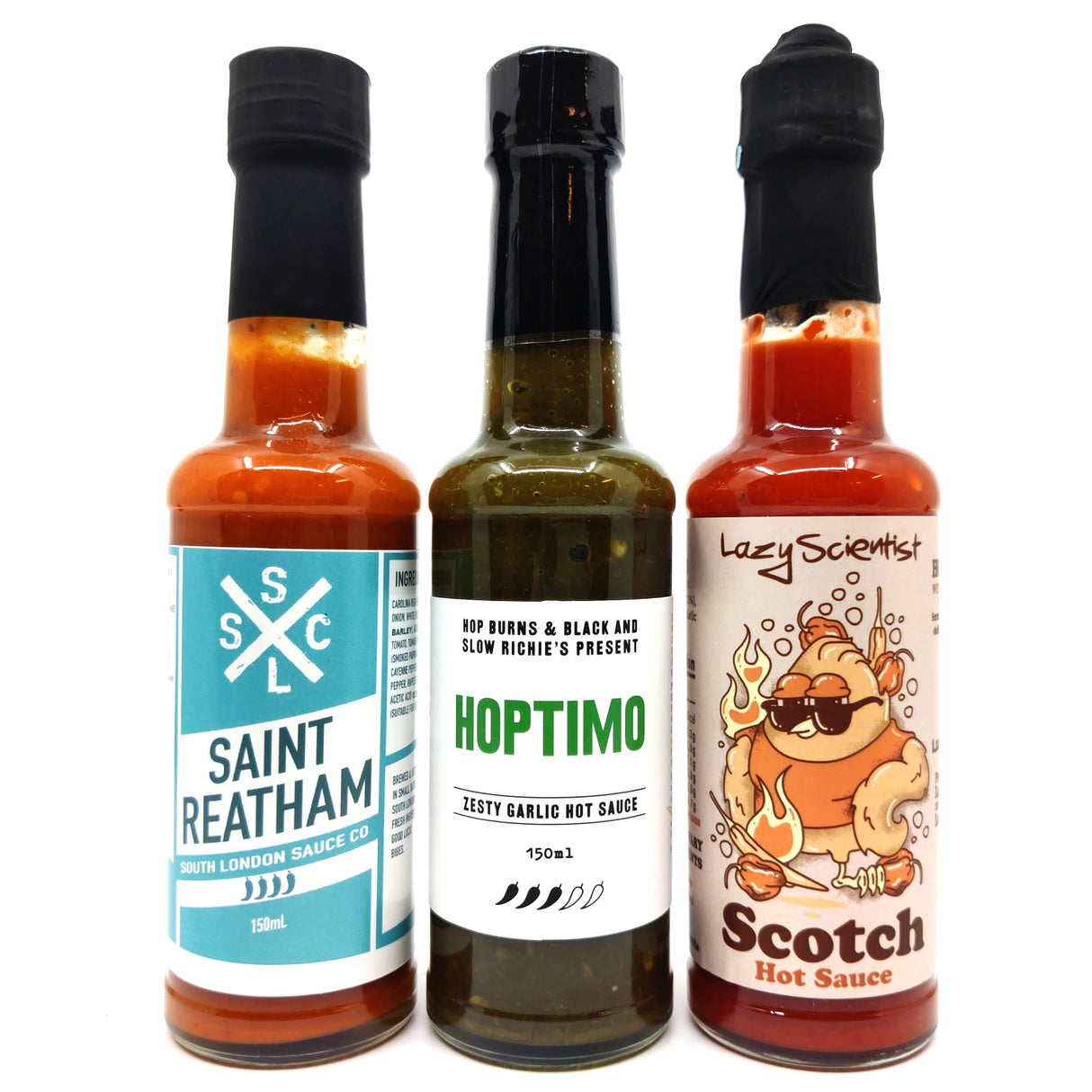 South London Sauce Selection 3-sauce pack-Hop Burns & Black