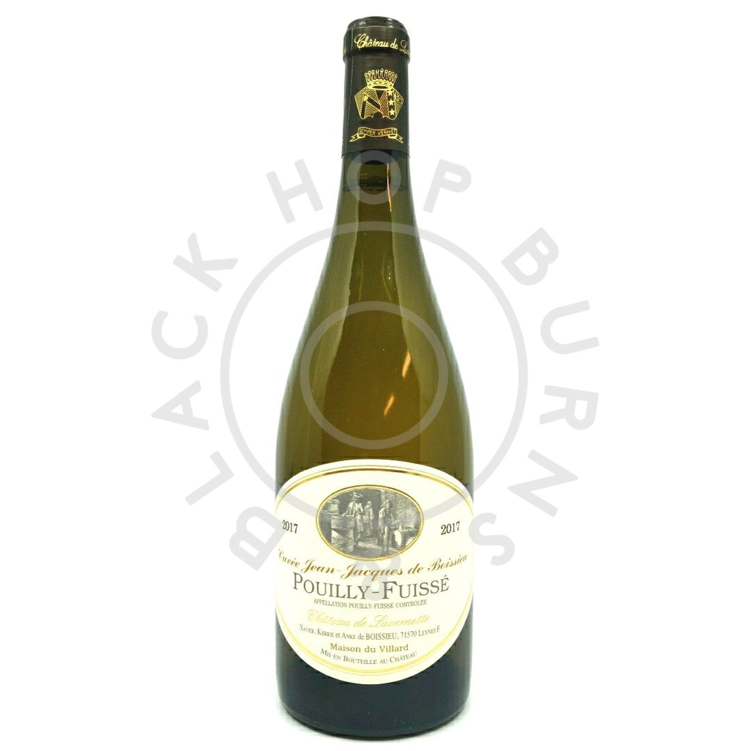 Chateau de Lavernette Jean-Jacques de Boissieu Pouilly Fuisse 2017 13% (750ml)-Hop Burns & Black