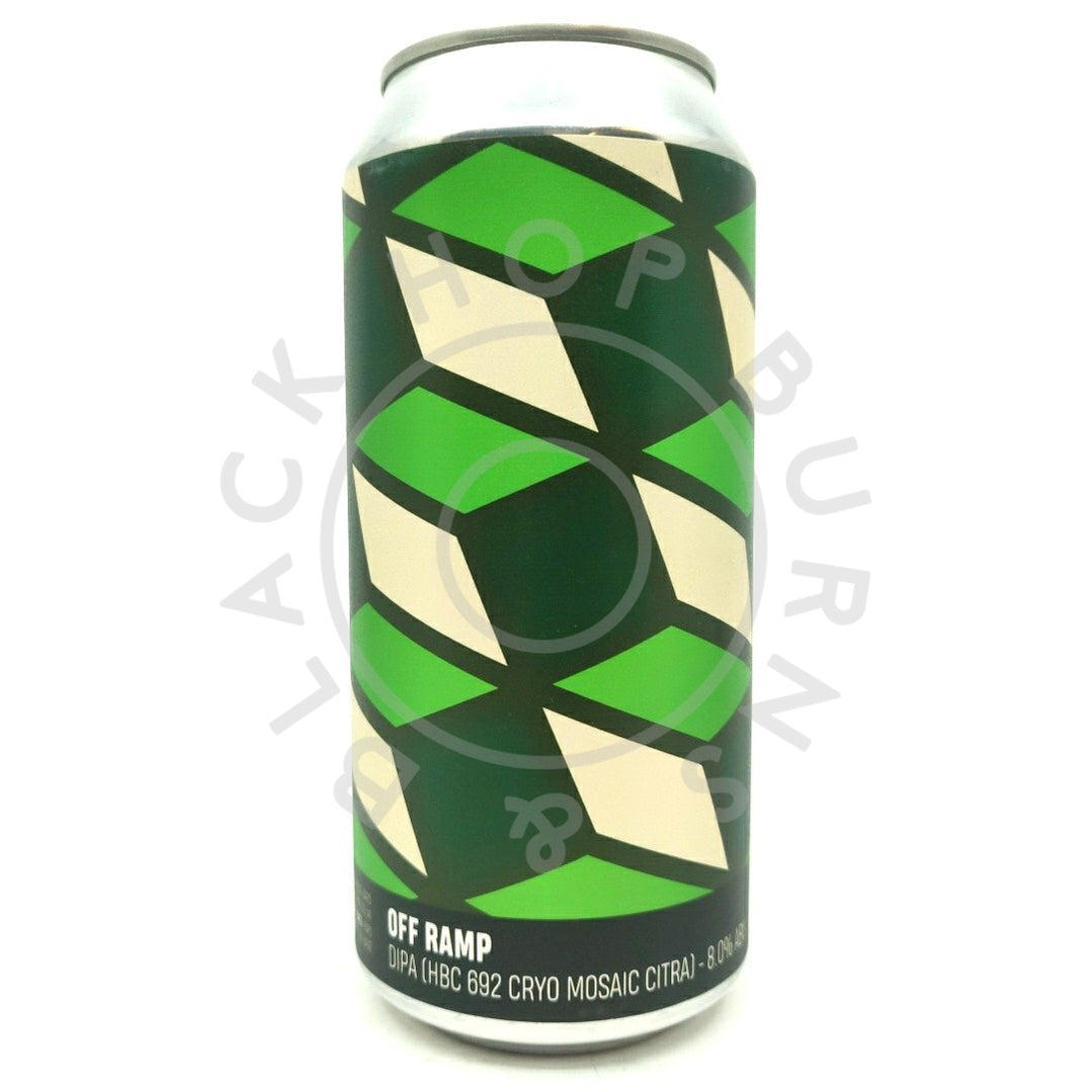 Howling Hops Off Ramp Double IPA 8% (440ml can)-Hop Burns & Black