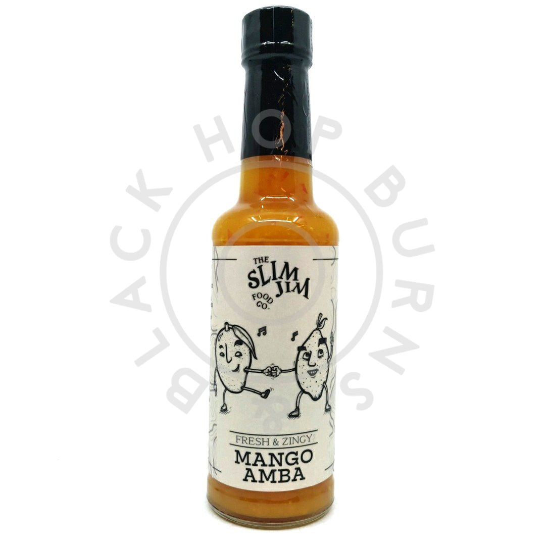 Slim Jim's Mango Amba Hot Sauce (150ml)-Hop Burns & Black