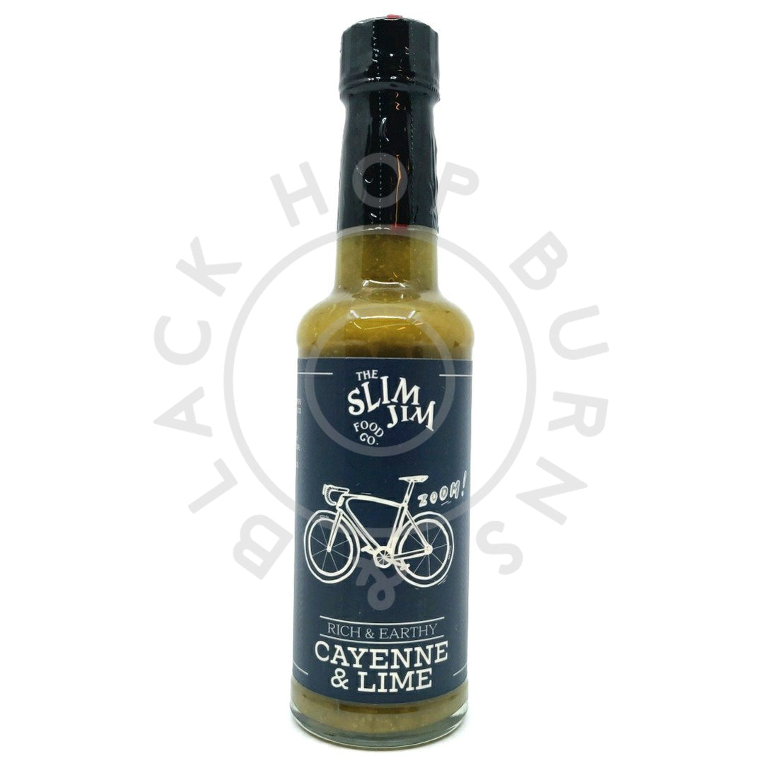 Slim Jim's Cayenne & Lime Hot Sauce (150ml)-Hop Burns & Black