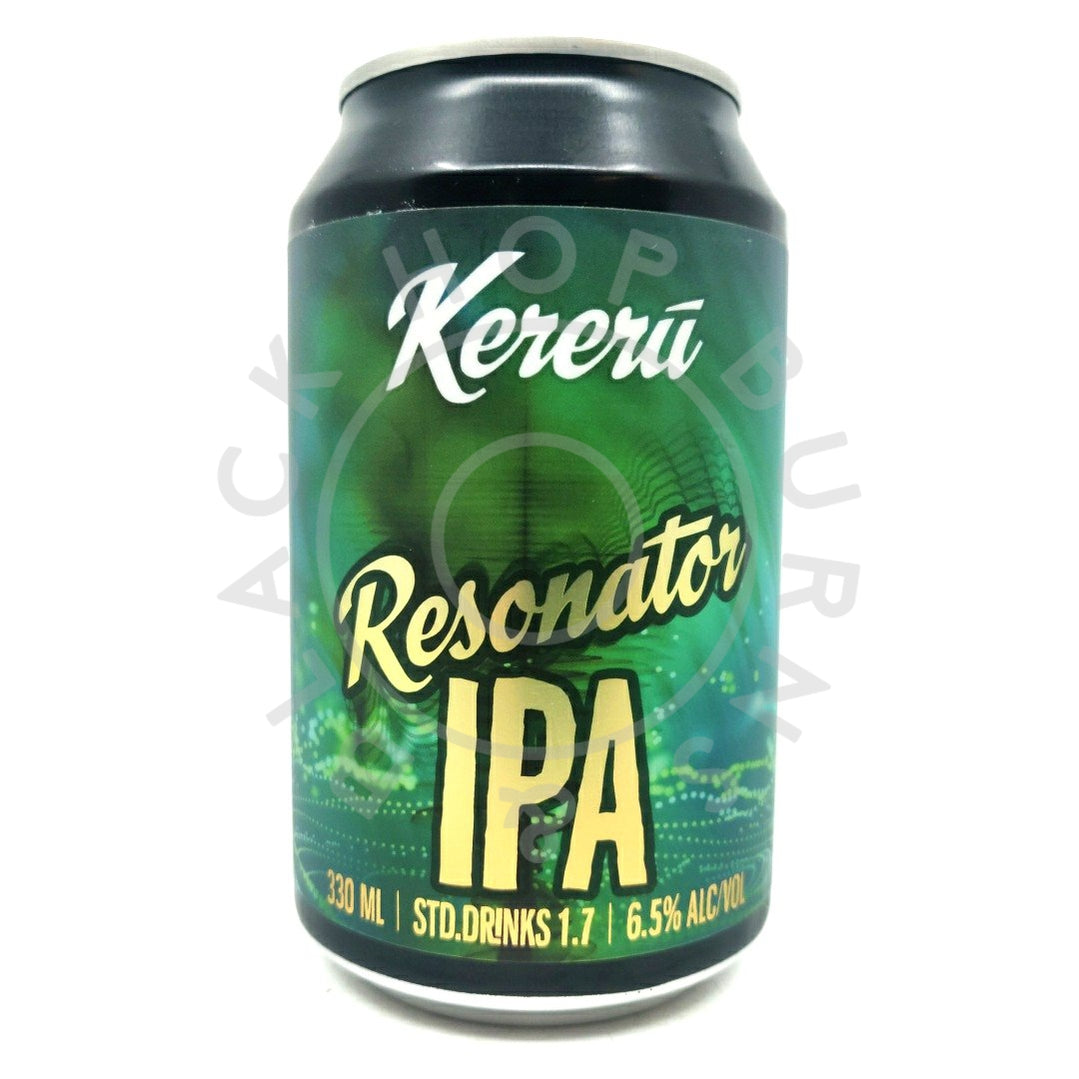 Kereru Brewing Co Resonator DDH IPA 6.5% (330ml can)-Hop Burns & Black