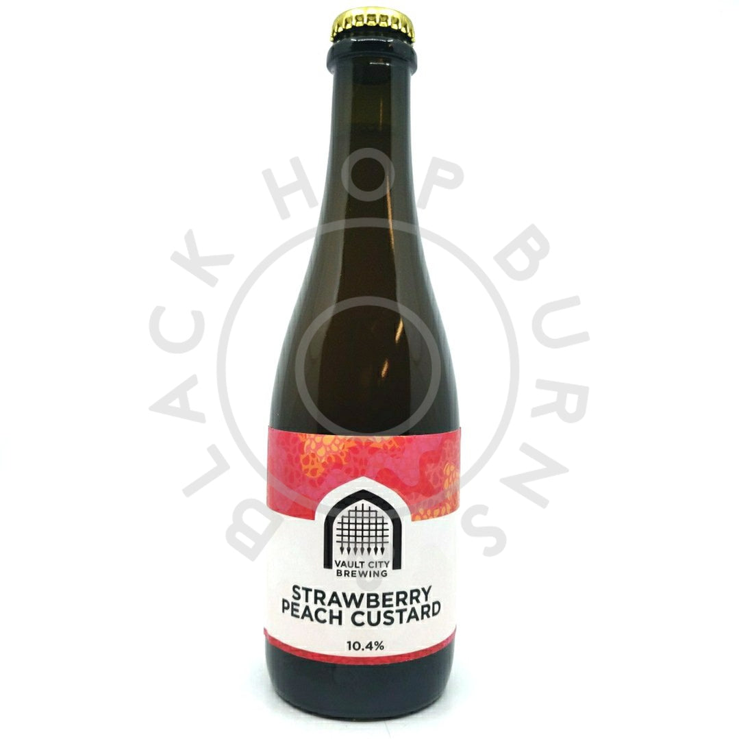 Vault City Brewing Strawberry Peach Custard 10.4% (375ml)-Hop Burns & Black