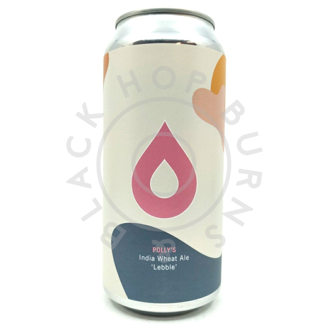 Polly's Brew Co Lebble India Wheat Ale 7.2% (440ml can)-Hop Burns & Black
