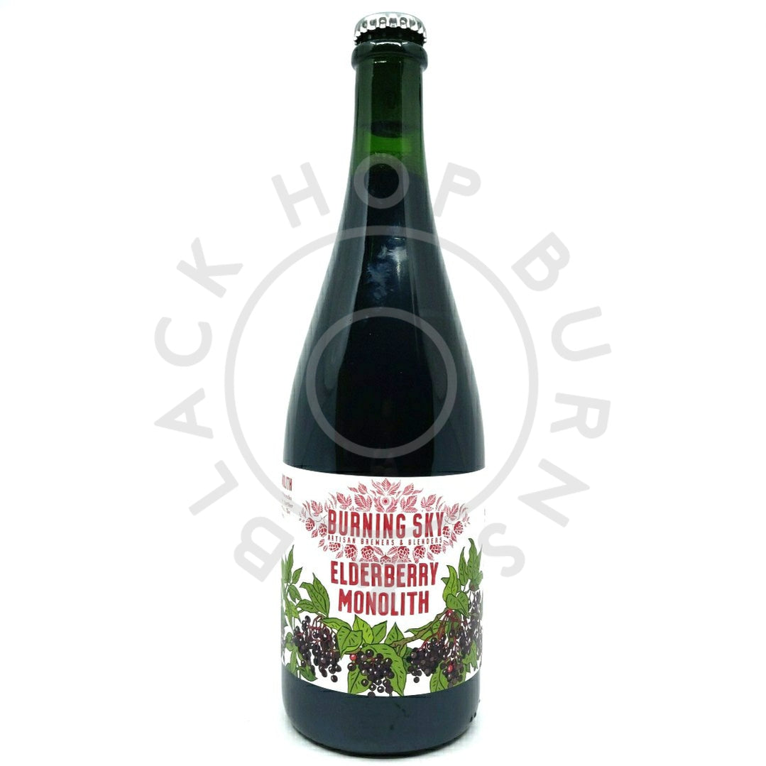 Burning Sky Elderberry Monolith 9.7% (750ml)-Hop Burns & Black