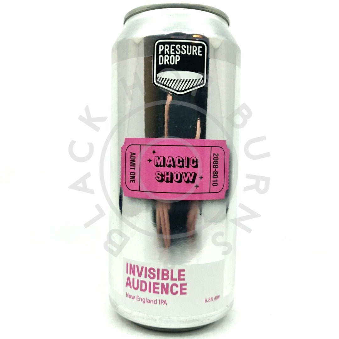 Pressure Drop Invisible Audience New England IPA 6.8% (440ml can)-Hop Burns & Black