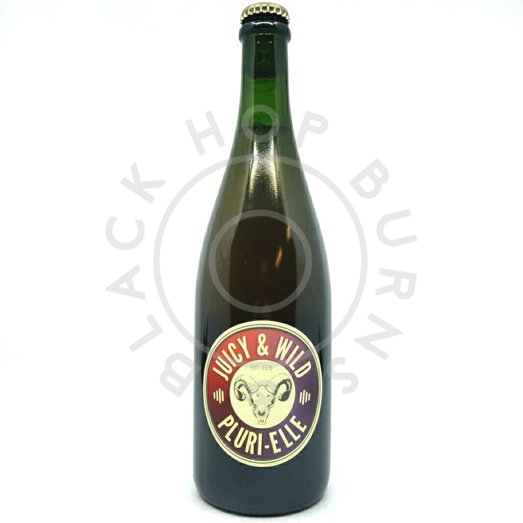 Lambiek Fabriek Juicy & Wild Pluri-Elle 6.2% (750ml)-Hop Burns & Black