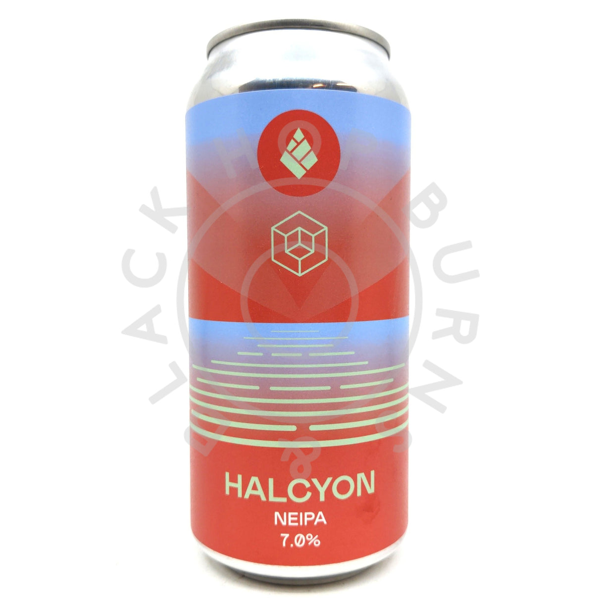 Drop Project x Boxcar Halcyon New England IPA 7% (440ml can)-Hop Burns & Black