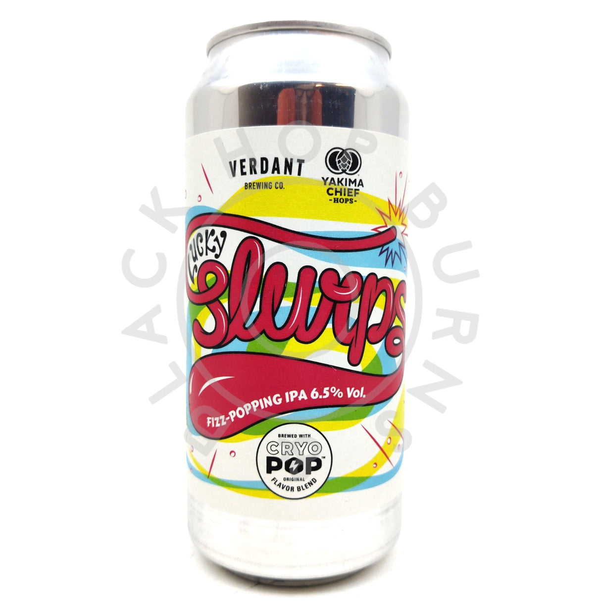 Verdant Lucky Slurps IPA 6.5% (440ml can)-Hop Burns & Black
