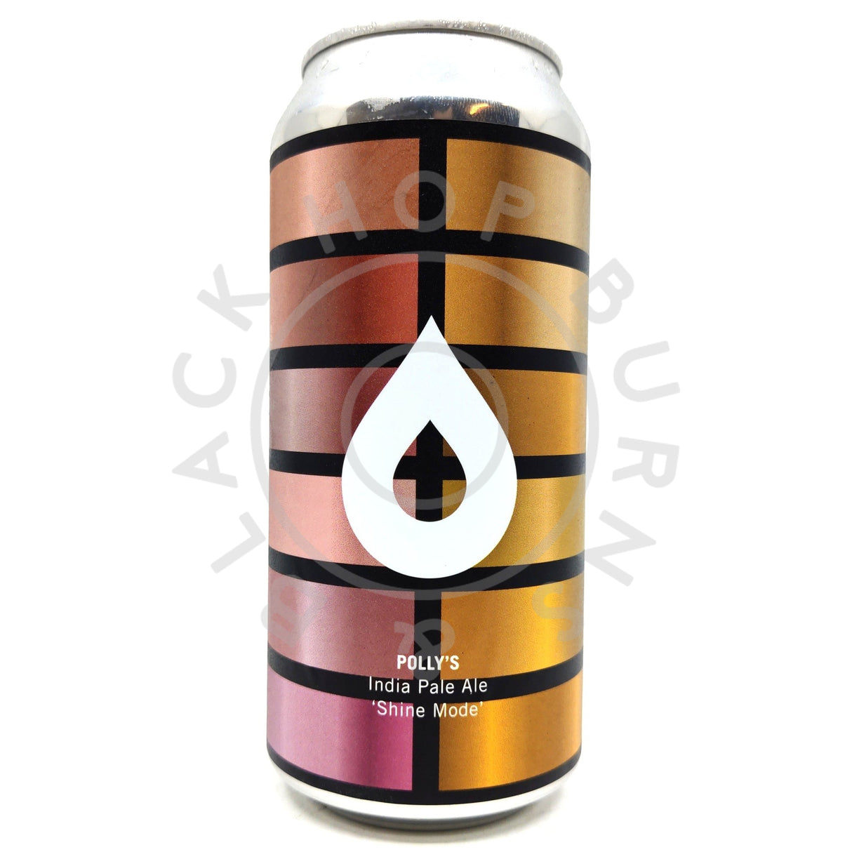 Polly's Brew Co Shine Mode IPA 6% (440ml can)-Hop Burns & Black