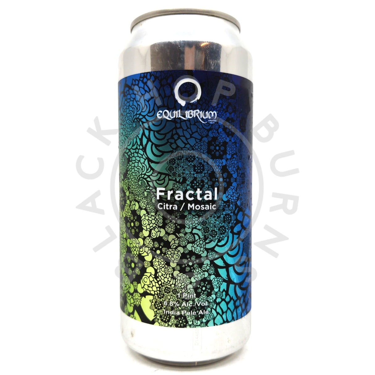 Equilibrium Fractal Citra/Mosaic IPA 6.8% (473ml can)-Hop Burns & Black
