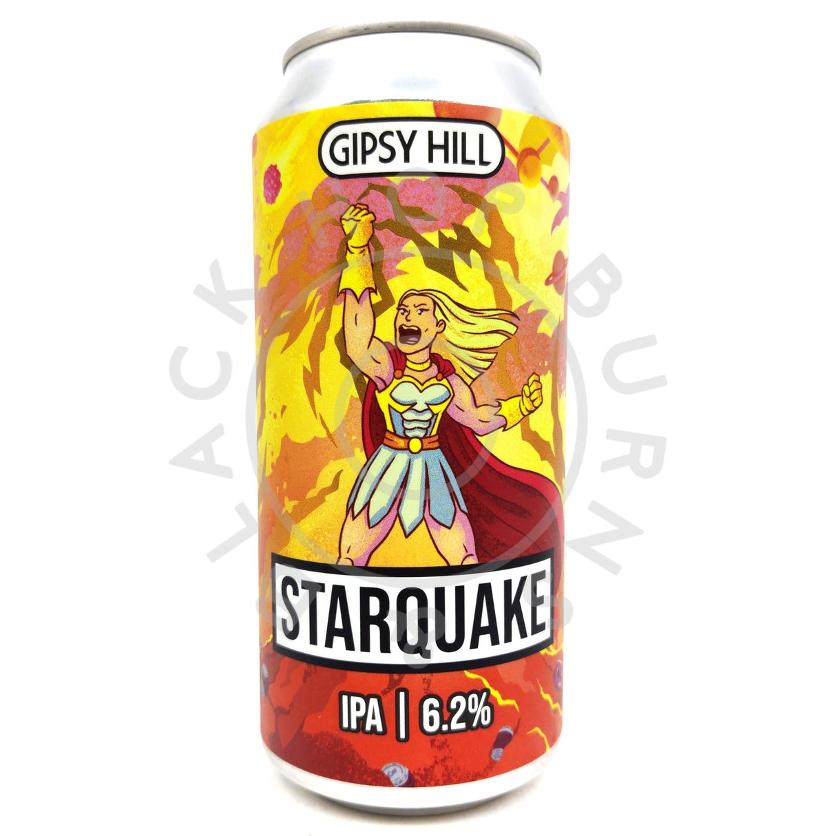 Gipsy Hill Starquake IPA 6.2% (440ml can)-Hop Burns & Black