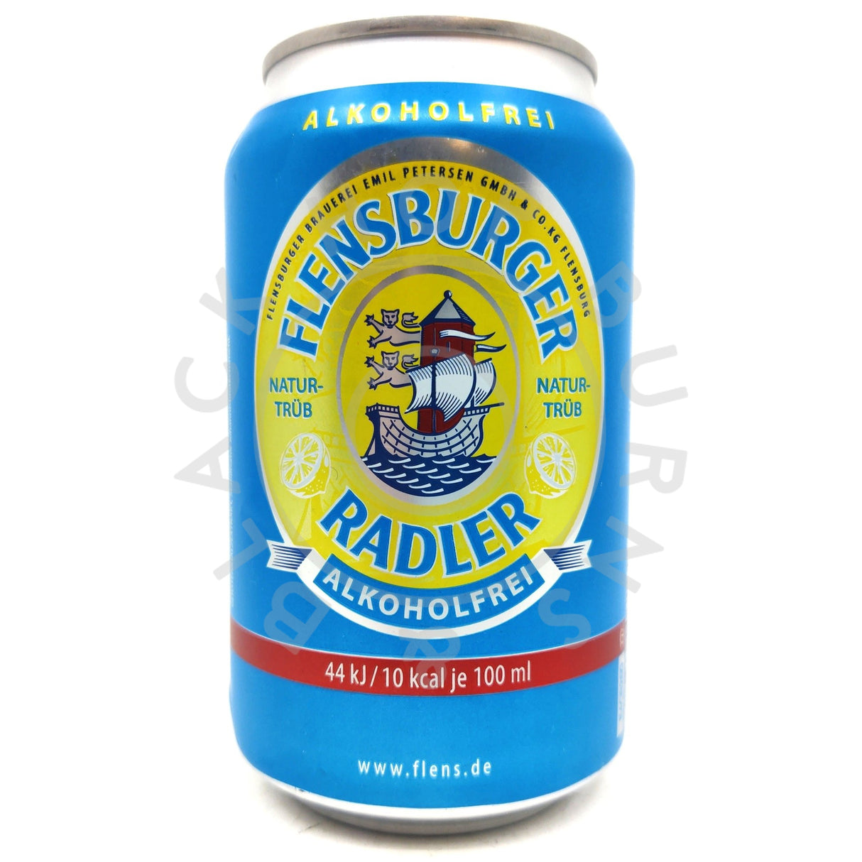 Flensburger Alcohol-free Radler 0.5% (330ml can)-Hop Burns & Black