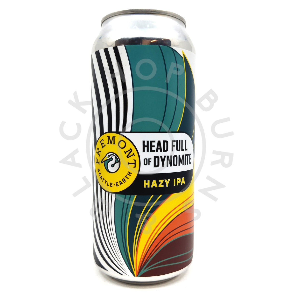 Fremont Headful of Dynomite New England IPA 6.8% (473ml can)-Hop Burns & Black