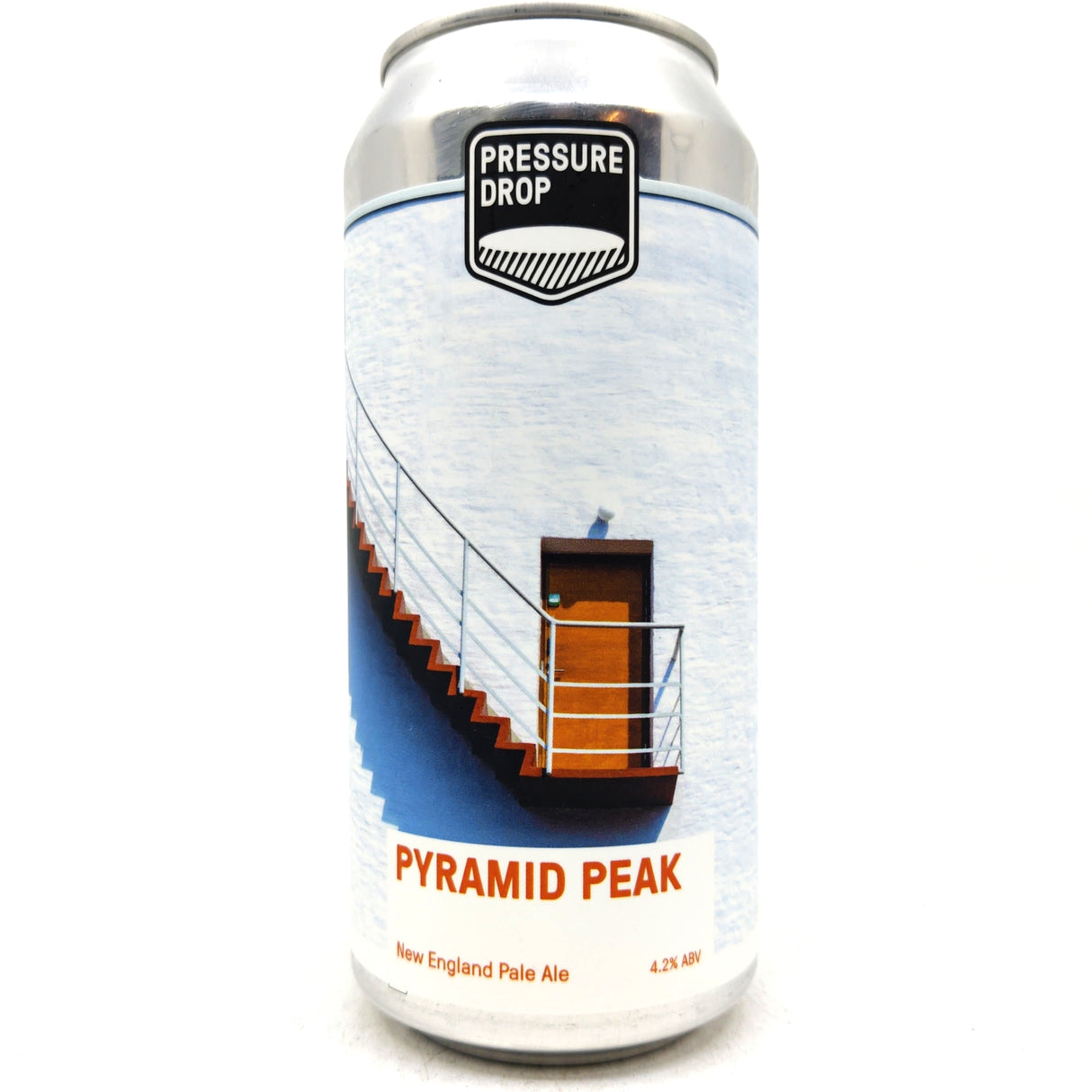 Pressure Drop Pyramid Peak New England Pale Ale 4.2% (440ml can)-Hop Burns & Black