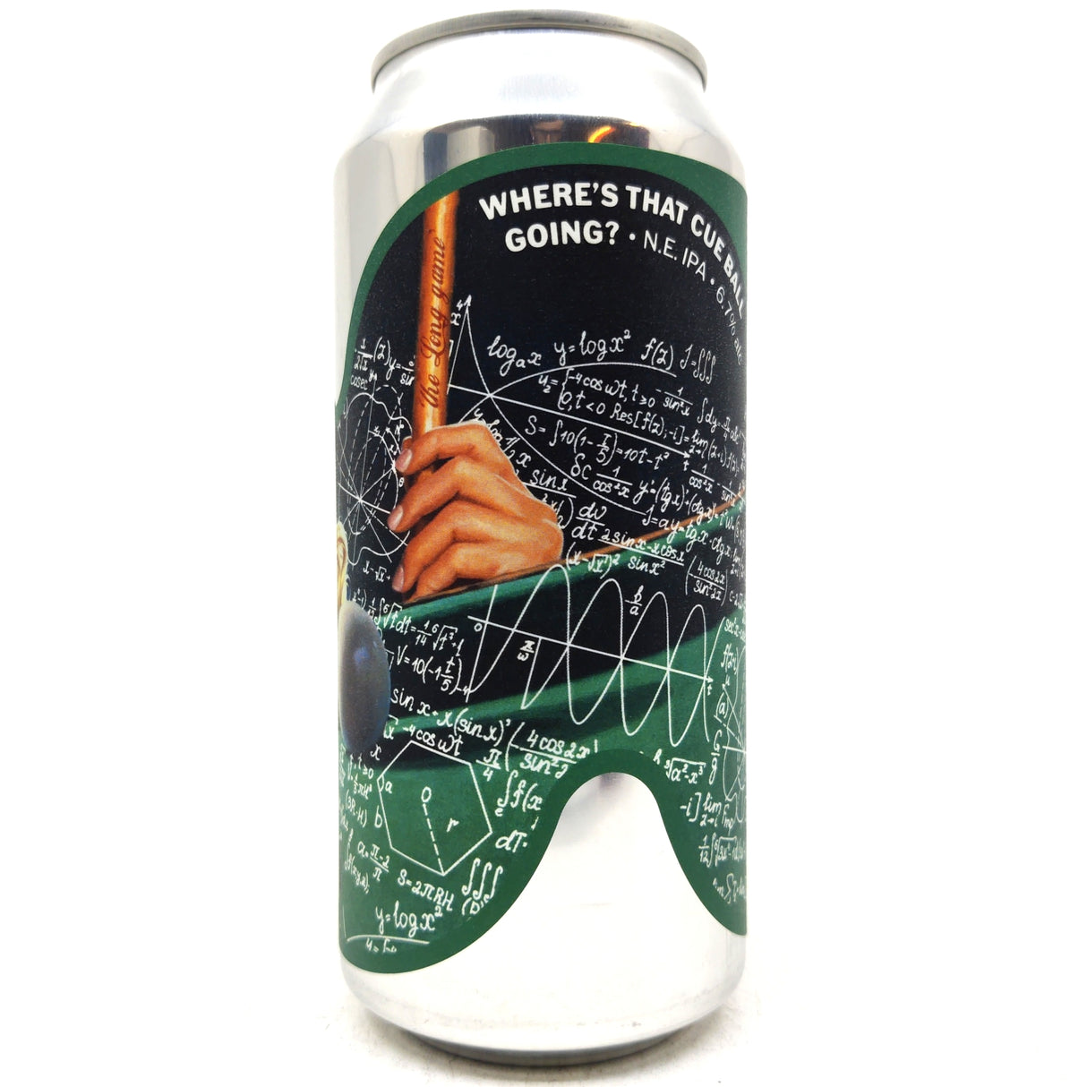 Sureshot x Baron Where's That Cue Ball Going IPA 6.7% (440ml can)-Hop Burns & Black
