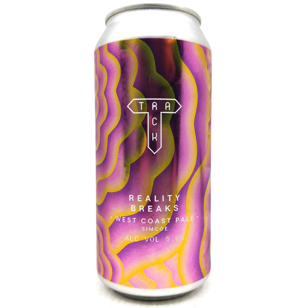 Track Reality Breaks West Coast Pale 5% (440ml can)-Hop Burns & Black