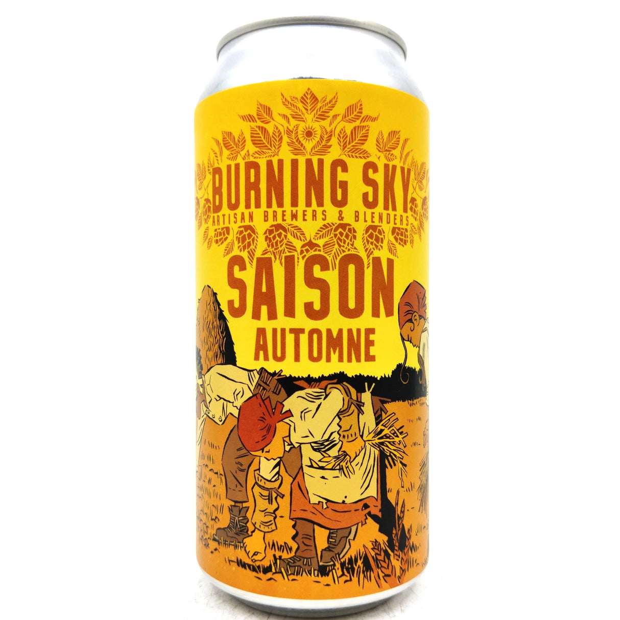 Burning Sky Saison Automne 4.2% (440ml can)-Hop Burns & Black