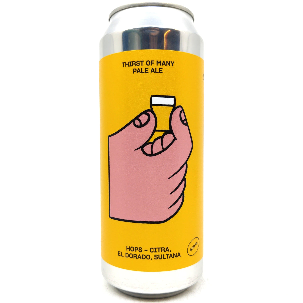 Allkin Thirst of Many Pale Ale 4.5% (500ml can)-Hop Burns & Black