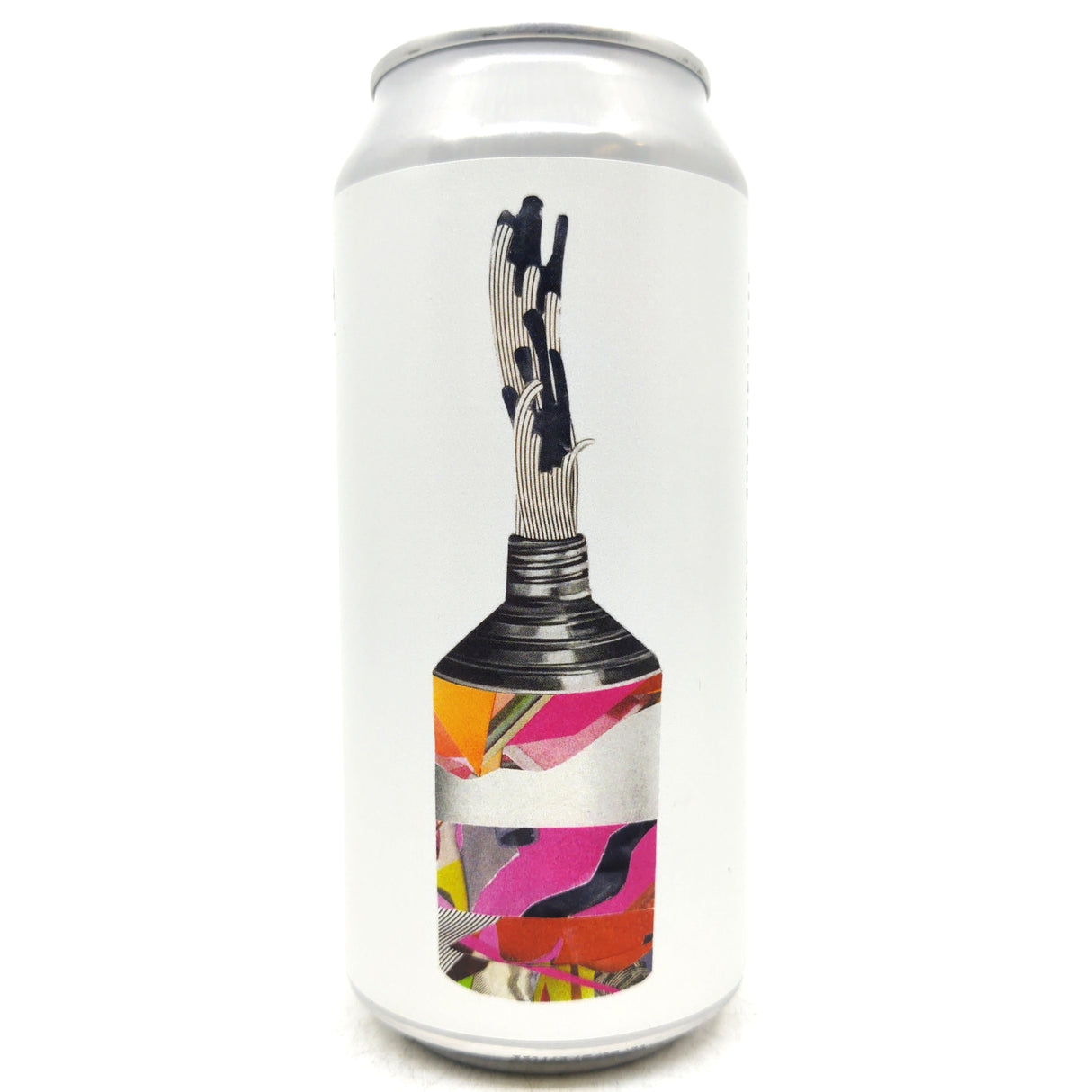 Whiplash Cream on Chrome Double IPA 8% (440ml can)-Hop Burns & Black