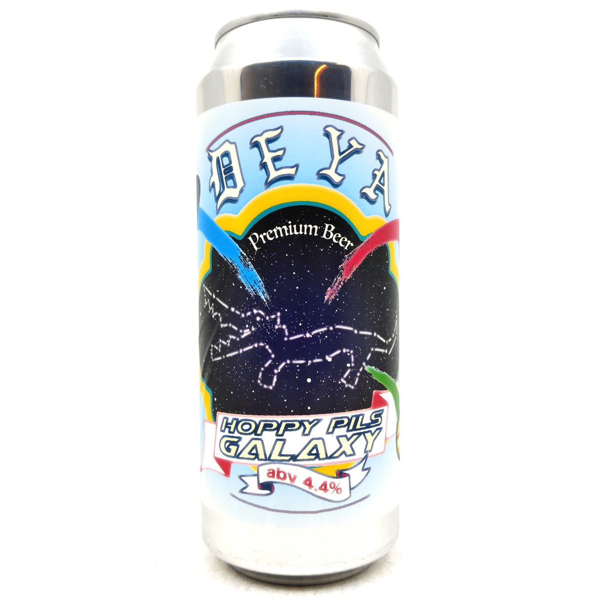 DEYA Hoppy Pils Galaxy 4.4% (500ml can)-Hop Burns & Black