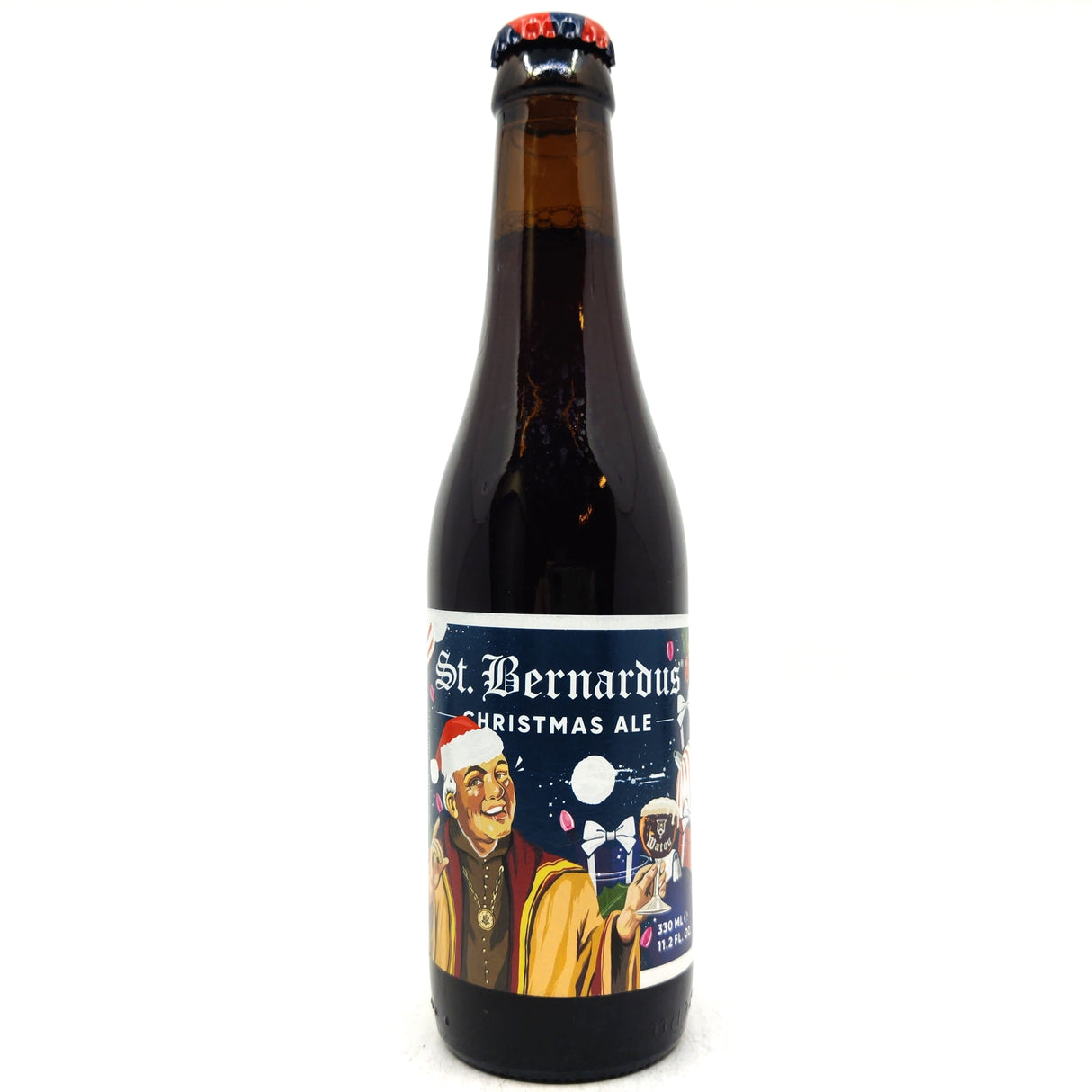 St Bernardus Christmas Ale 10% (330ml)-Hop Burns & Black