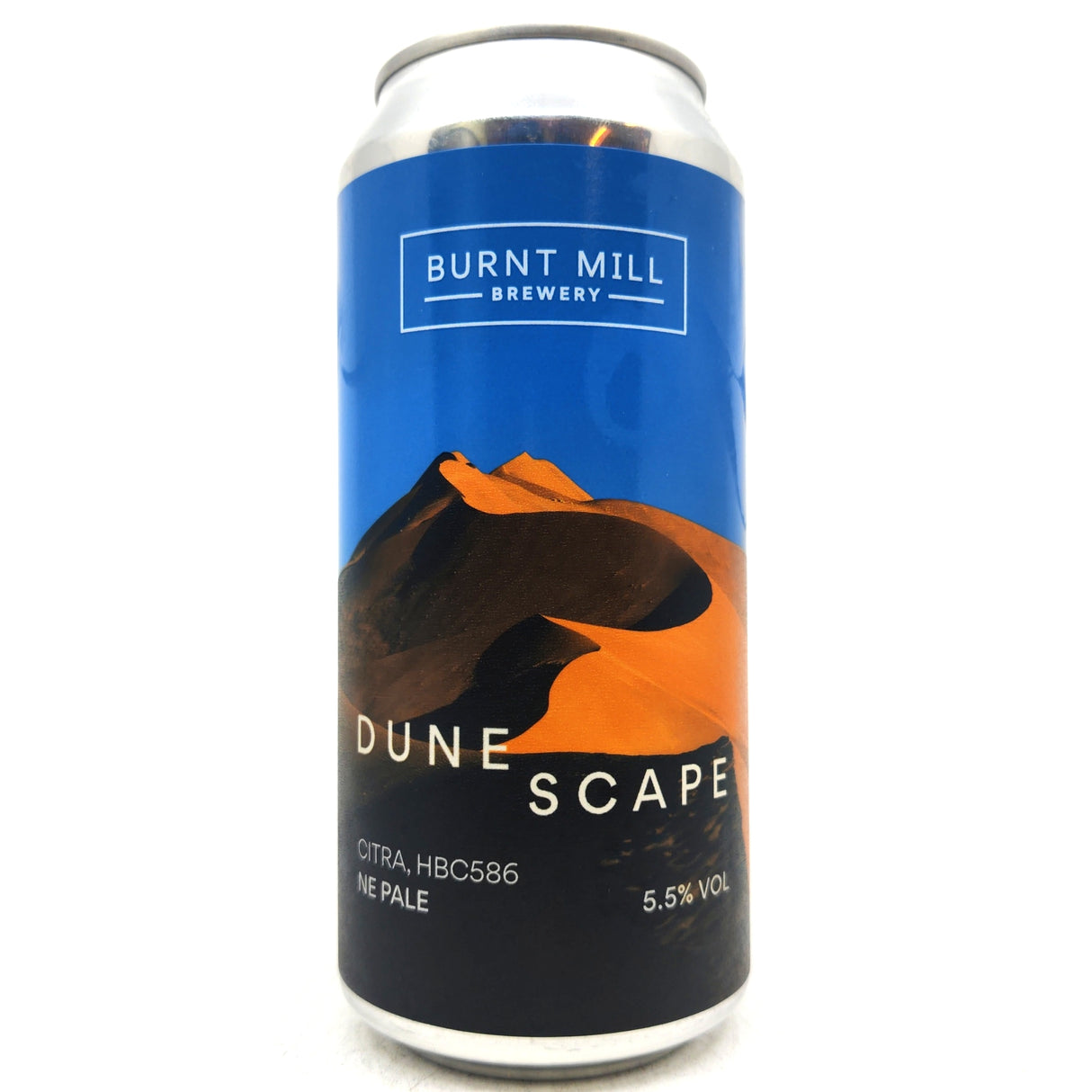 Burnt Mill Dunescape New England Pale Ale 5.5% (440ml can)-Hop Burns & Black