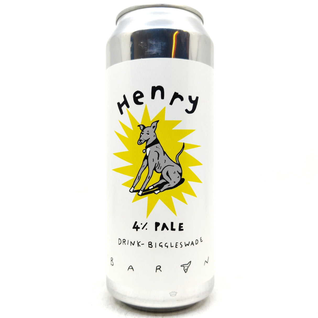 Baron Brewing Henry Pale Ale 4% (500ml can)-Hop Burns & Black